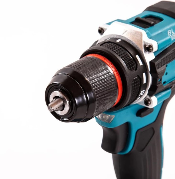 Cordless Drill Machine 10mm 21V with 2x Lithium Batteries & Fast Charger | Compact Electric Screwdriver Drill for Wood, Metal, DIY | Variable Speed, Keyless Chuck, LED Work Light, Ergonomic Grip - UAE Stock